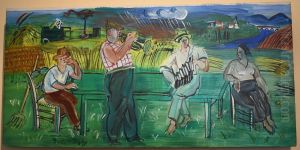 Musiciens a la campagne