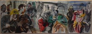 La Redecouverte de la Croix, d'apres Tintoret