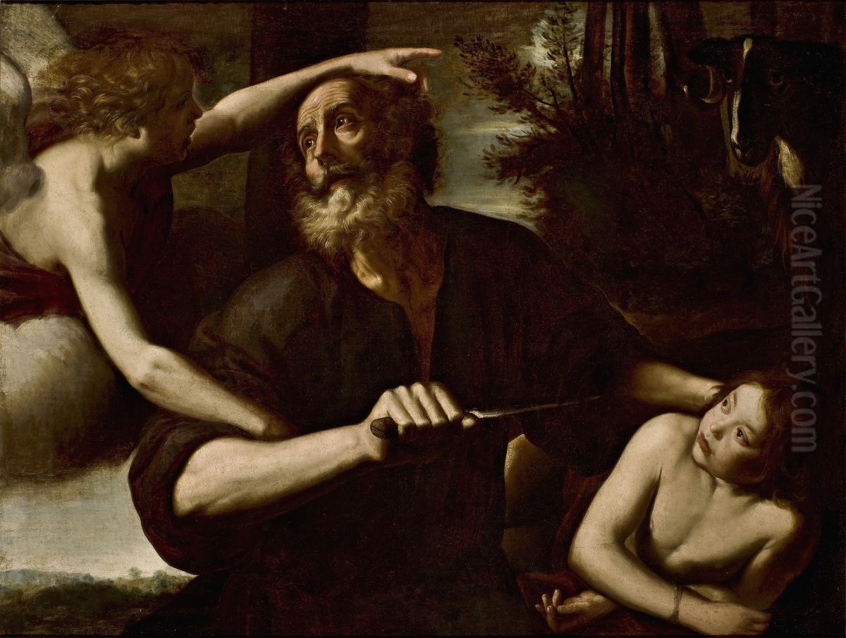 Sacrificio di Isacco Oil Painting by Giuseppe Vermiglio Sacrificio di Isacco Oil Painting by Giuseppe Vermiglio