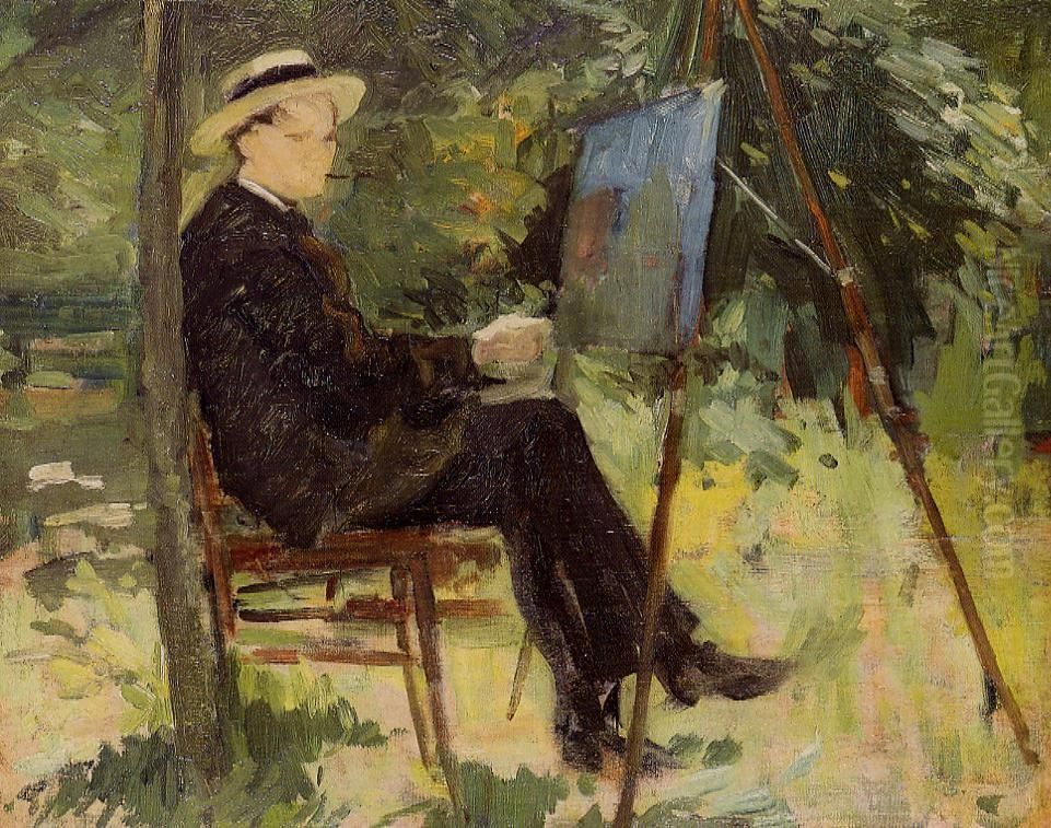 Portrait de Henri Rachou Oil Painting by Henri De Toulouse-Lautrec