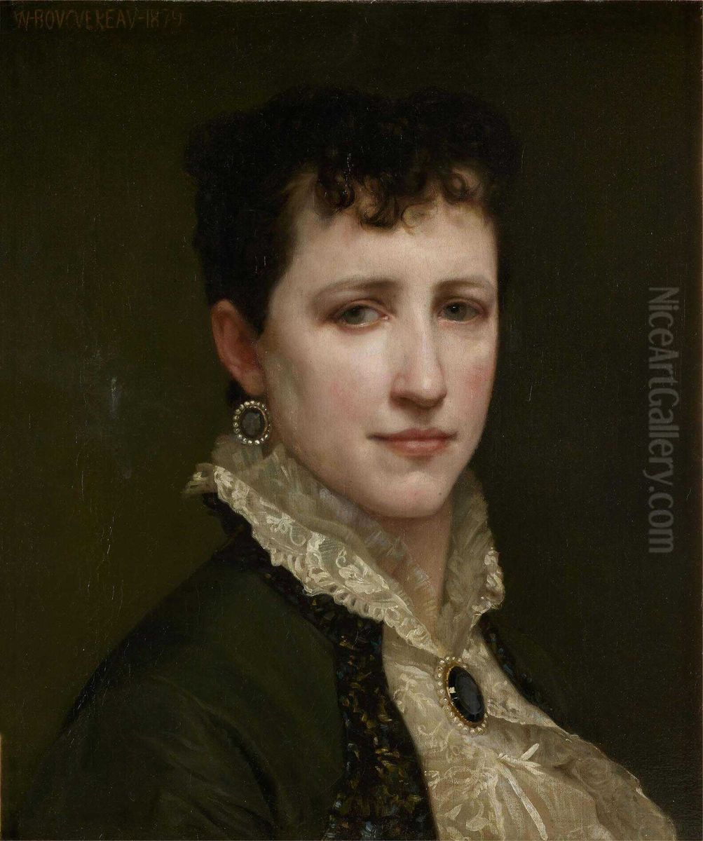 Portrait de Mademoiselle Elizabeth Gardner Oil Painting by William-Adolphe Bouguereau