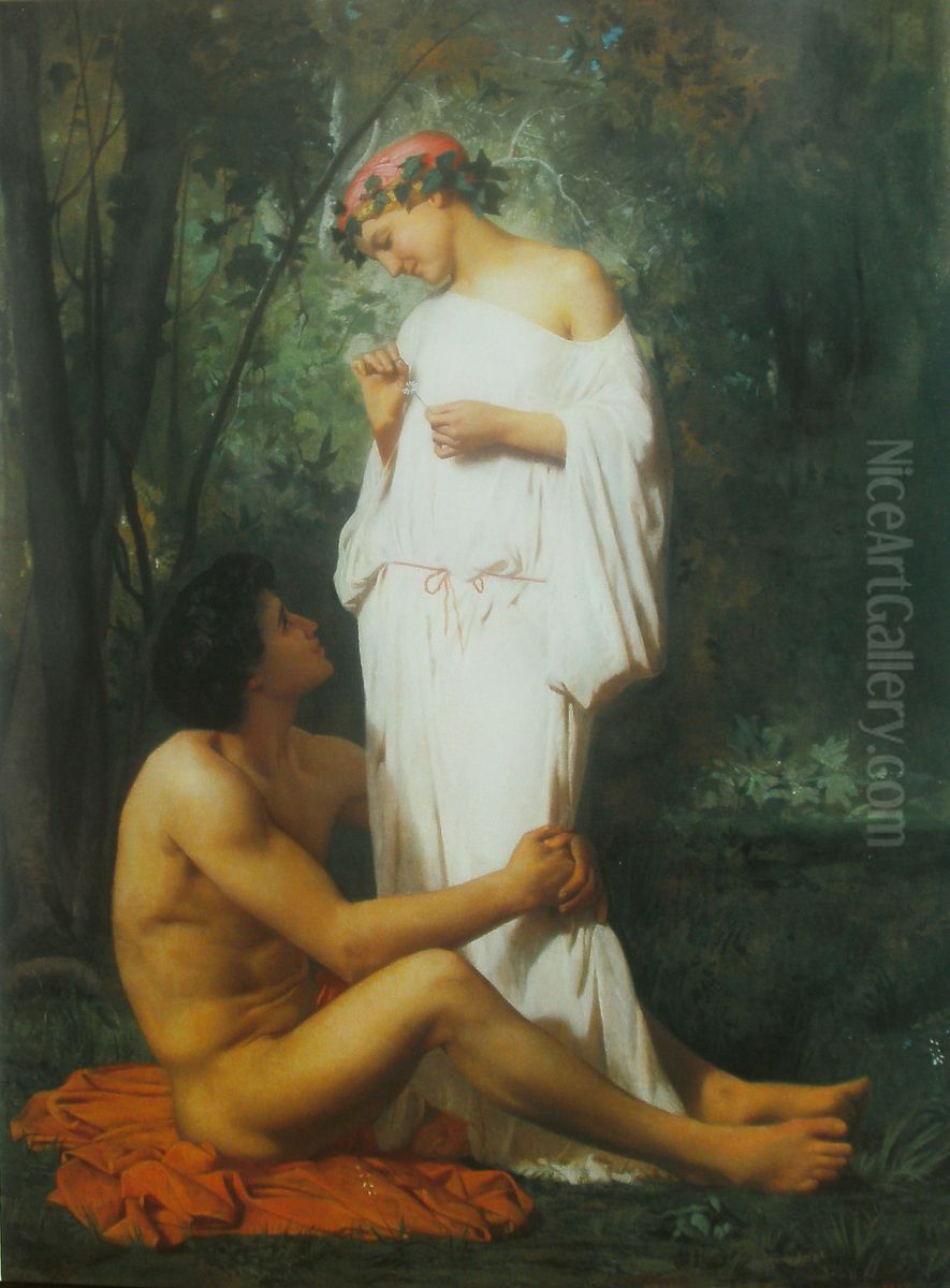 Idyll Oil Painting by William-Adolphe Bouguereau