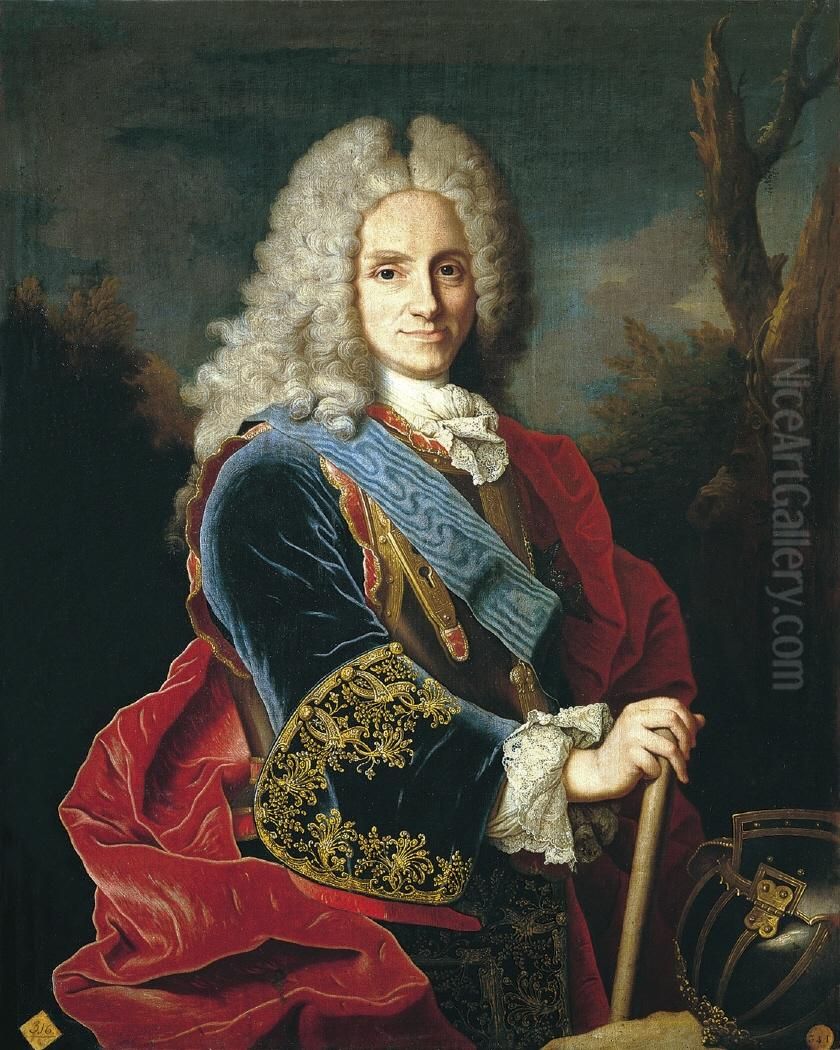 Felipe V de Espana Oil Painting by Jean Ranc