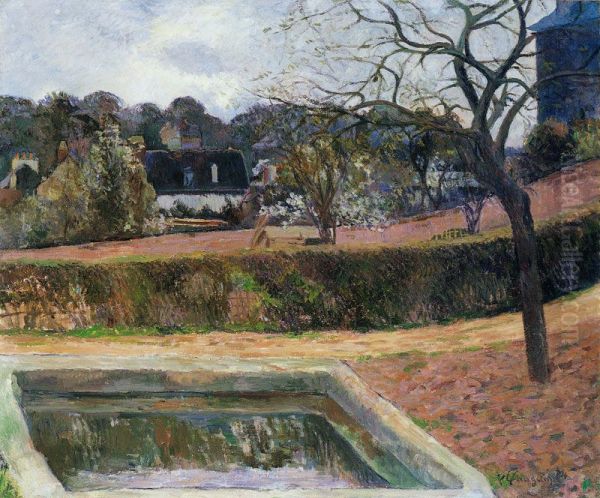 Le Bassin, ou Le Bassin carre Oil Painting by Paul Gauguin