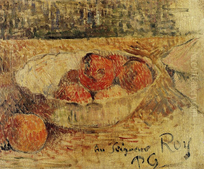 Fruits dans une coupe Oil Painting by Paul Gauguin