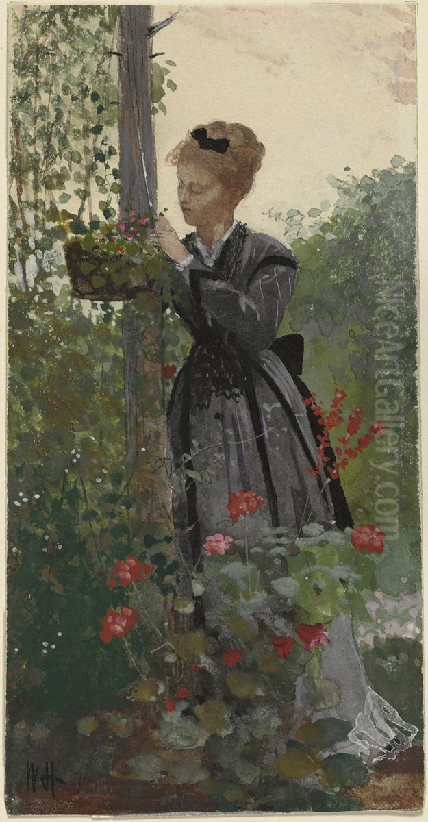 Summer Oil Painting by Winslow Homer Summer Oil Painting by Winslow Homer