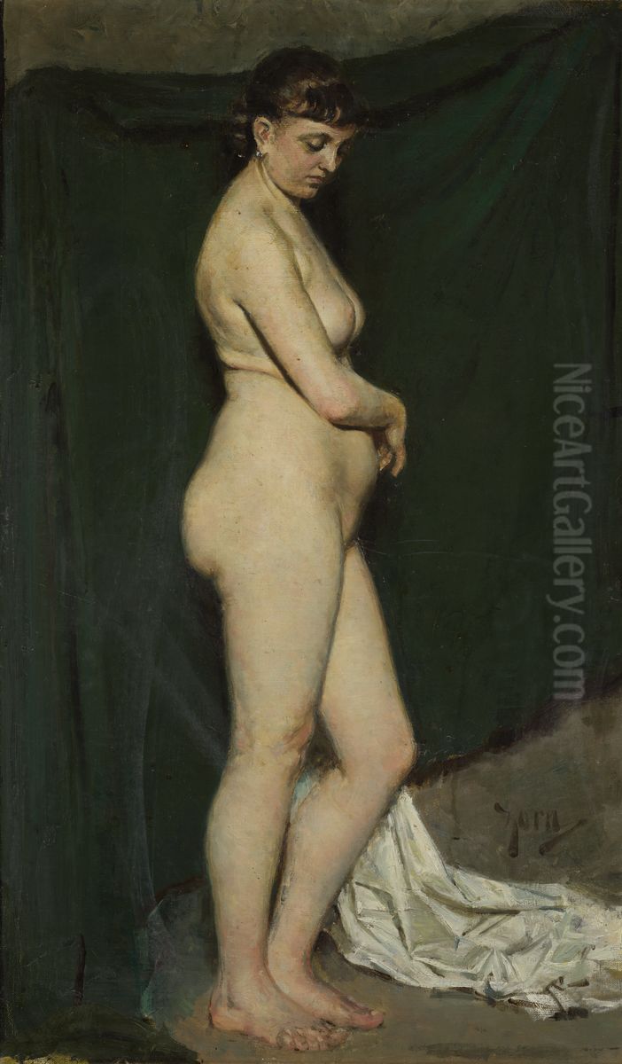 Model Study Oil Painting by Anders Zorn