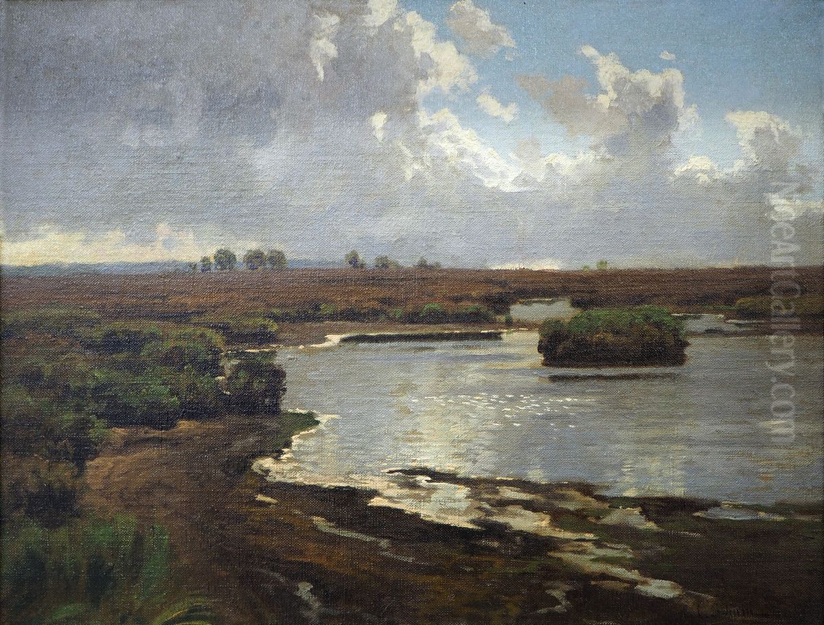 Luhequelle Oil Painting by Carl Schirm