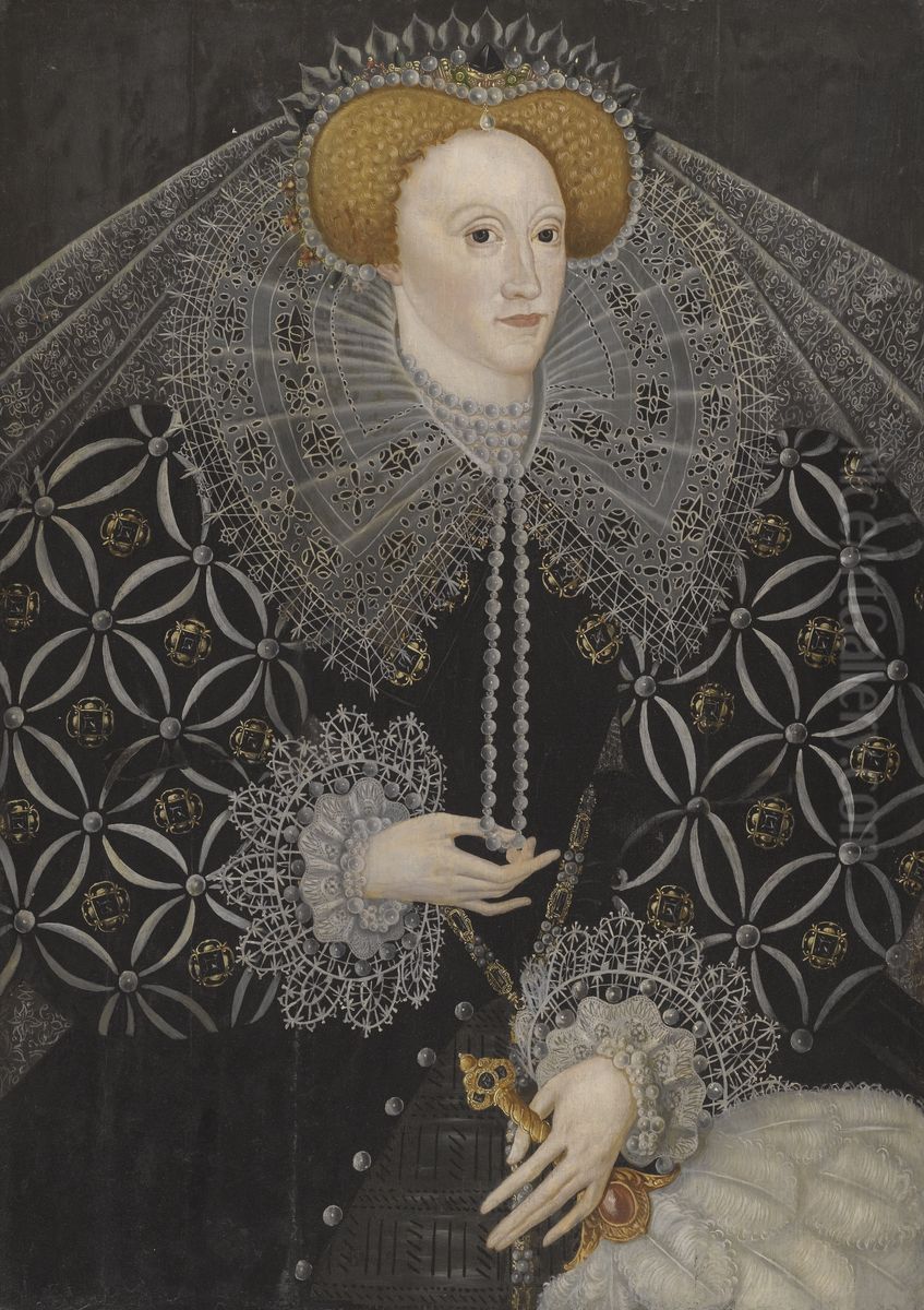 Portrait of Elizabeth I (1533-1603) Oil Painting by unknown
