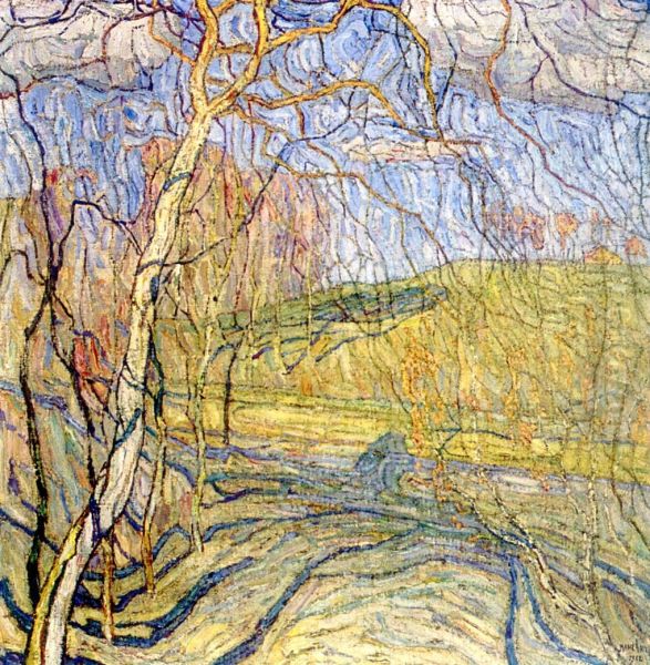 Spring Symphony Oil Painting by Abraham A. Manievich