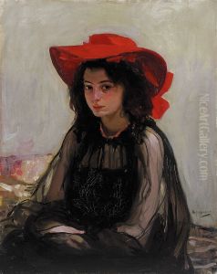 Girl in a Red Hat