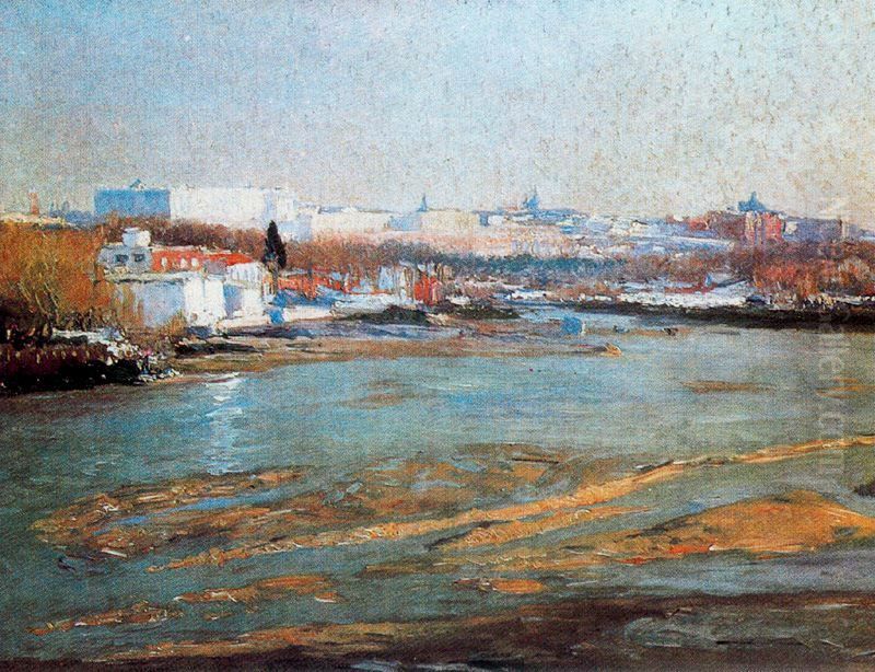 Madrid Oil Painting by Aureliano de Beruete y Moret