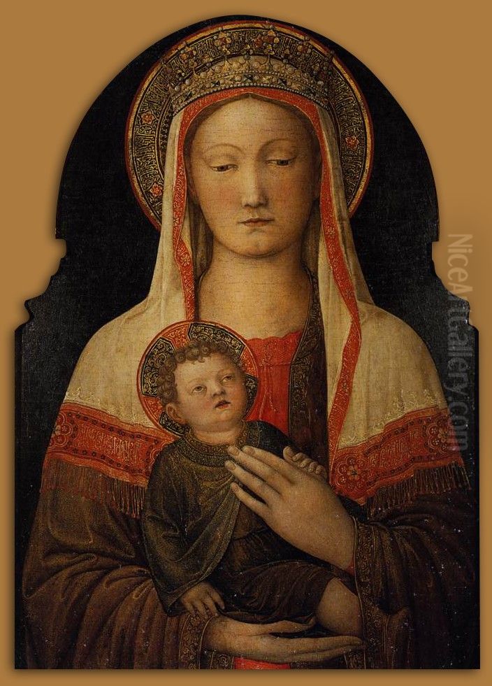 Madonna and Child Oil Painting by Jacopo Bellini