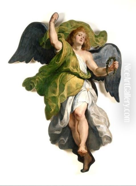 Angel Oil Painting by (studio of) Rubens, Peter Paul