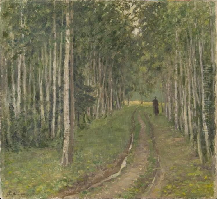 In the forest. Abramtsevo Oil Painting by Apollinary Vasnetsov