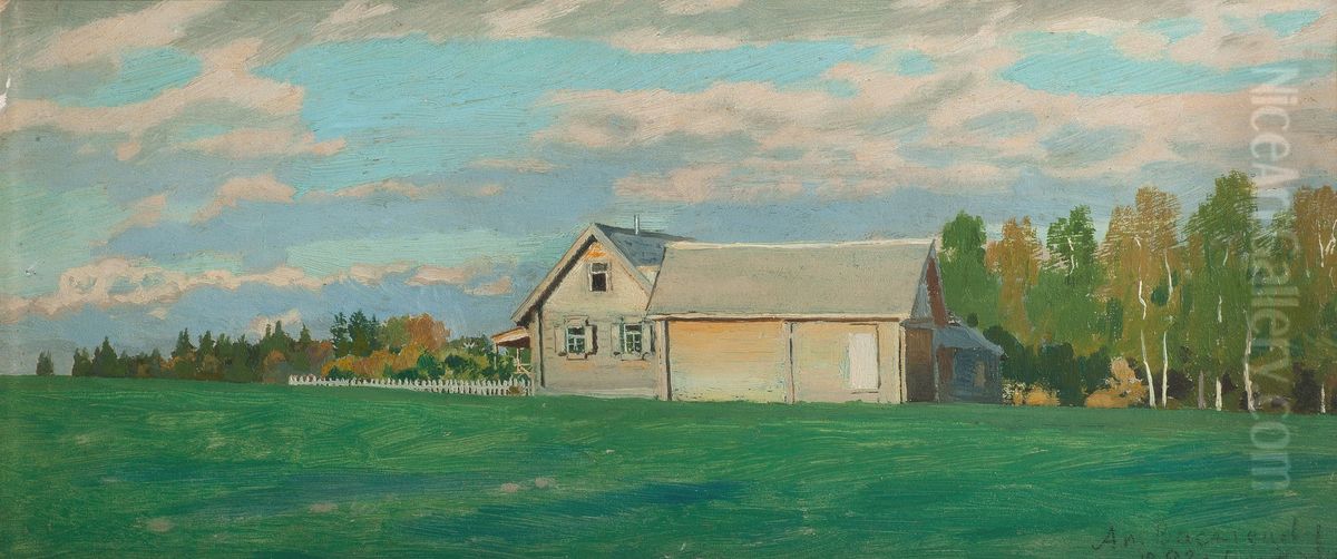 Abramtsevo. Yashka's house Oil Painting by Apollinary Vasnetsov