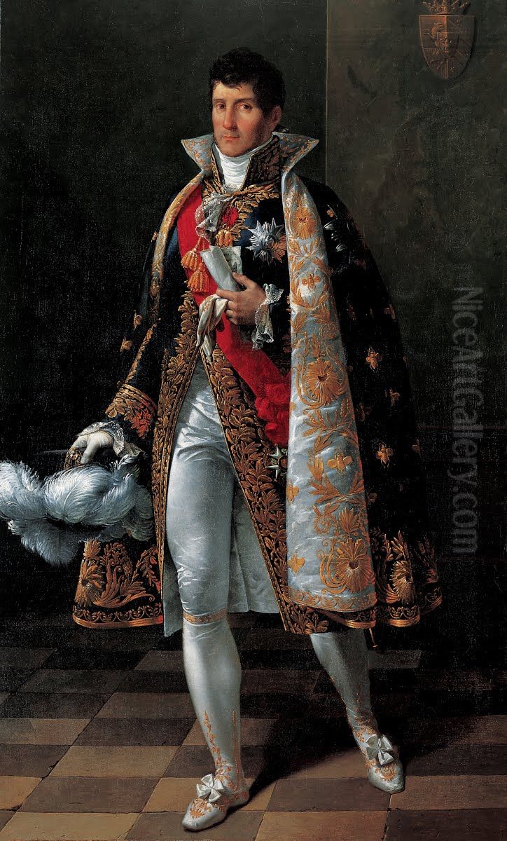 Portrait of Felice Baciocchi Oil Painting by Marie-Guillemine Benoist