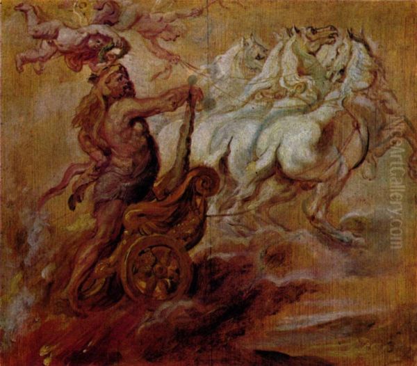 Apotheose des Herkules Oil Painting by (studio of) Rubens, Peter Paul