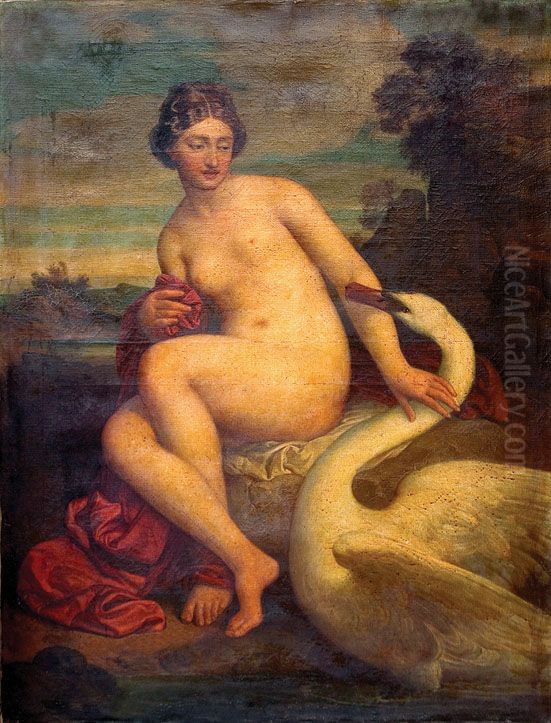 Leda and the Swan Oil Painting by unknown