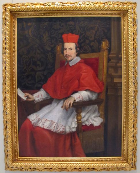 Portrait of cardinal Marco Galli Oil Painting by Giovanni Battista Gaulli