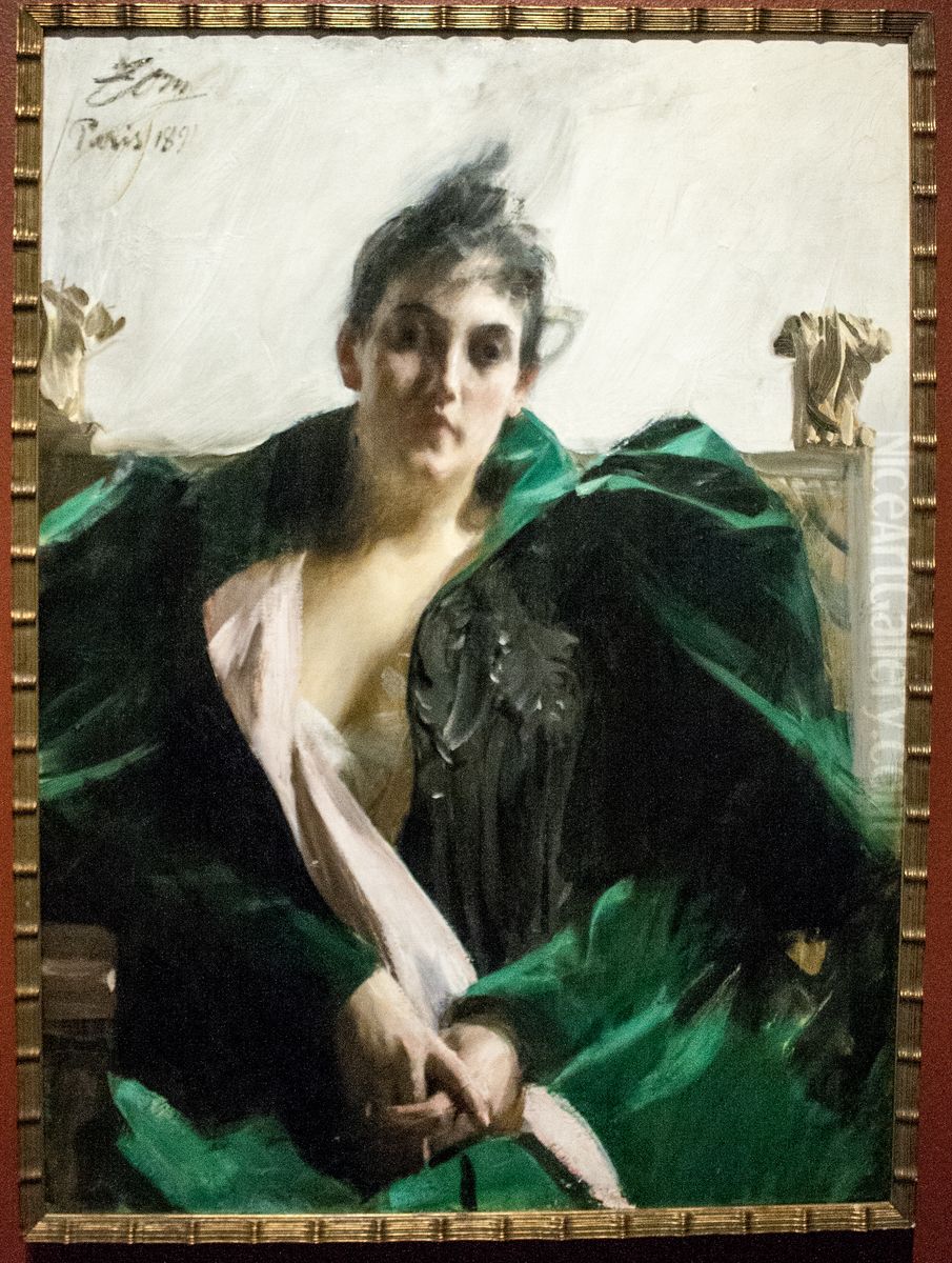 Woman of Paris Oil Painting by Anders Zorn