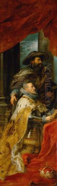 Ildefonso altar Oil Painting by (studio of) Rubens, Peter Paul
