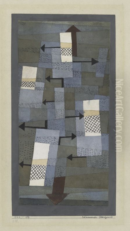 Equilibre chancelant Oil Painting by Paul Klee