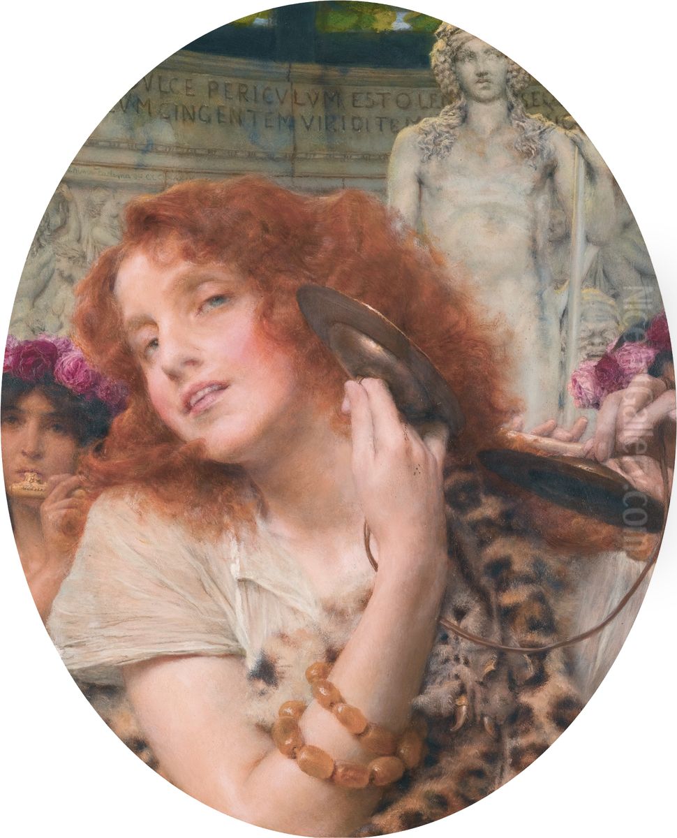 Bacchante Oil Painting by Lawrence Alma-Tadema