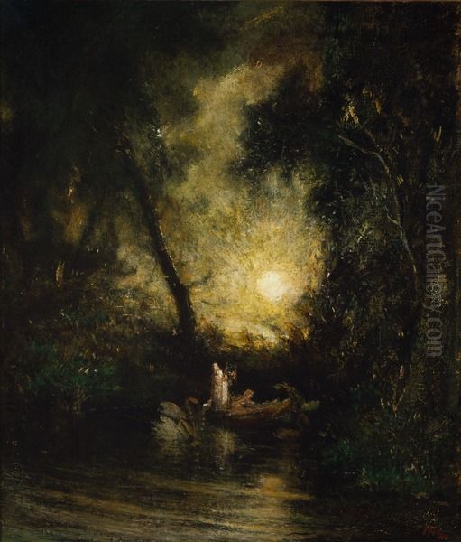 A Fantasy Oil Painting by Elliott Daingerfield