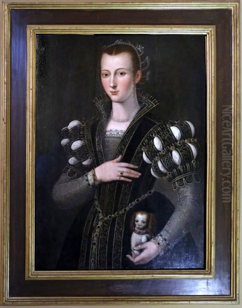 Ritratto di Contessina de' Medici Oil Painting by Jean Bahuet