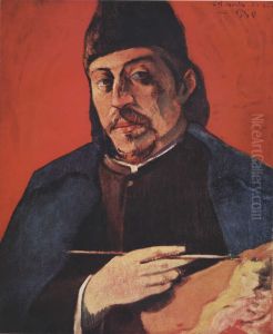 Autoportrait a la palette