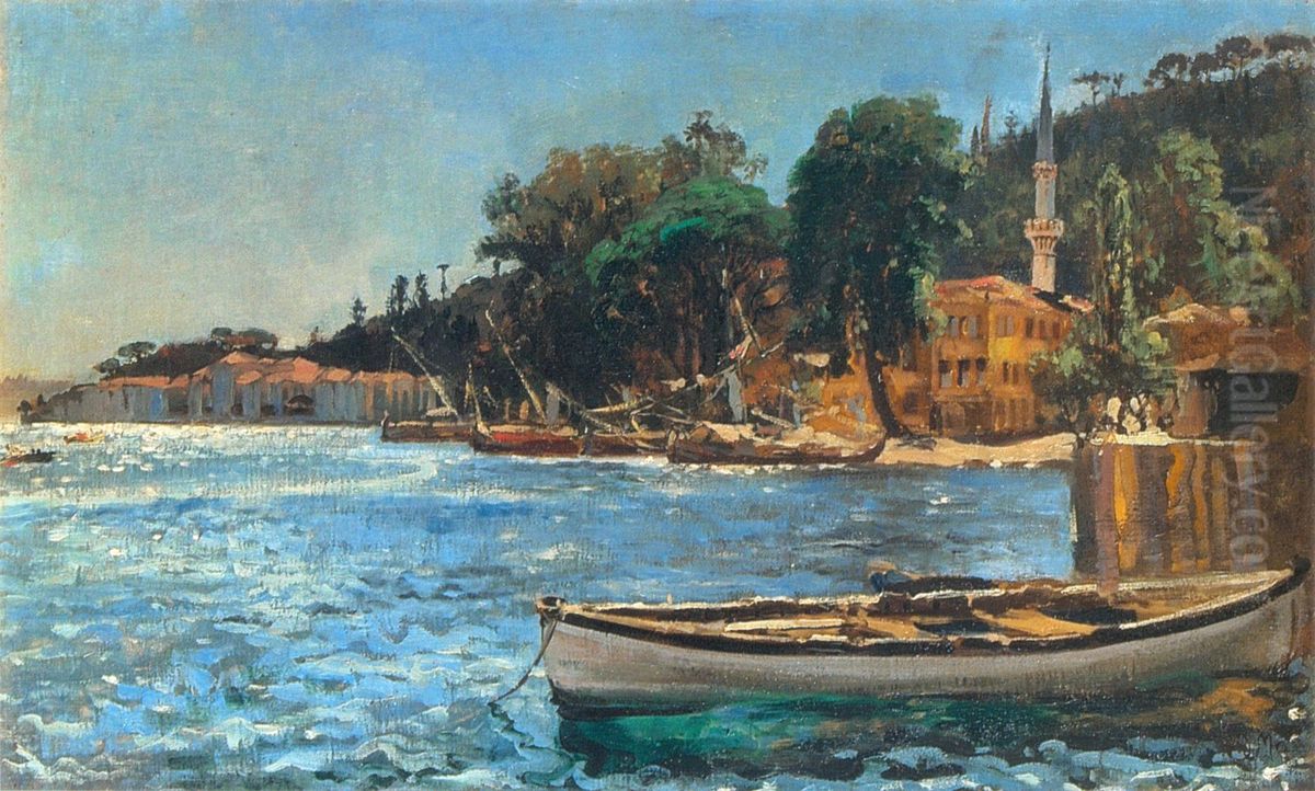 Widok Bebeku kolo Konstantynopola Oil Painting by Jan Matejko