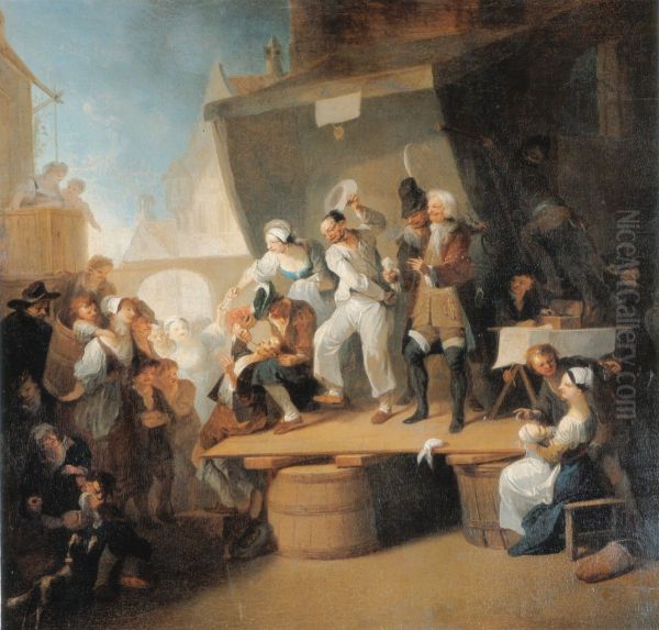 The Quack Oil Painting by Franz Anton Maulbertsch