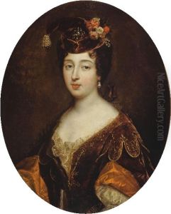 Portrait de Marie-Therese Bourbon, princesse de Conti (1666-1732)