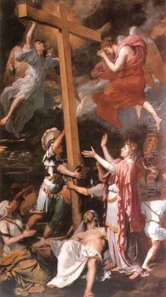 Invention de la sainte Croix Oil Painting by Bertholet Flemalle