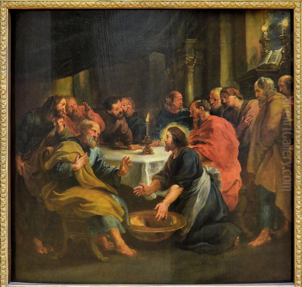 Le Lavement des pieds Oil Painting by (studio of) Rubens, Peter Paul