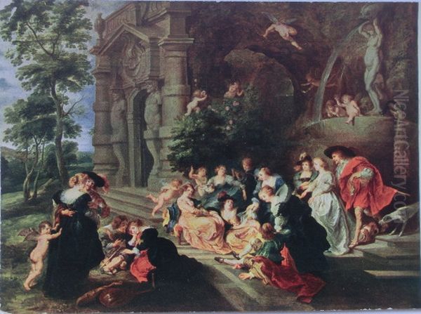 The Garden of Love Oil Painting by Peter Paul Rubens