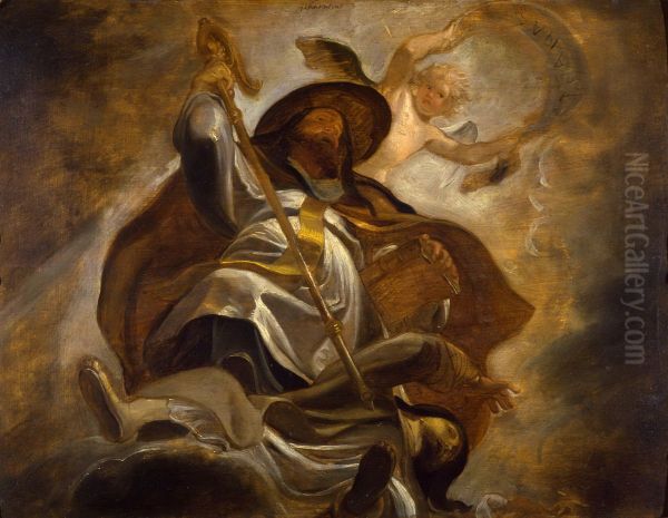Saint Athanasius Oil Painting by (studio of) Rubens, Peter Paul