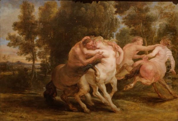 The Loves of the Centaurs Oil Painting by Peter Paul Rubens