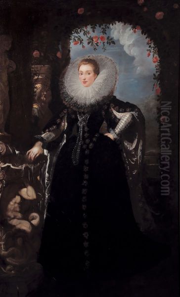 Portrait of Giovanna Spinola Pavese Oil Painting by Peter Paul Rubens