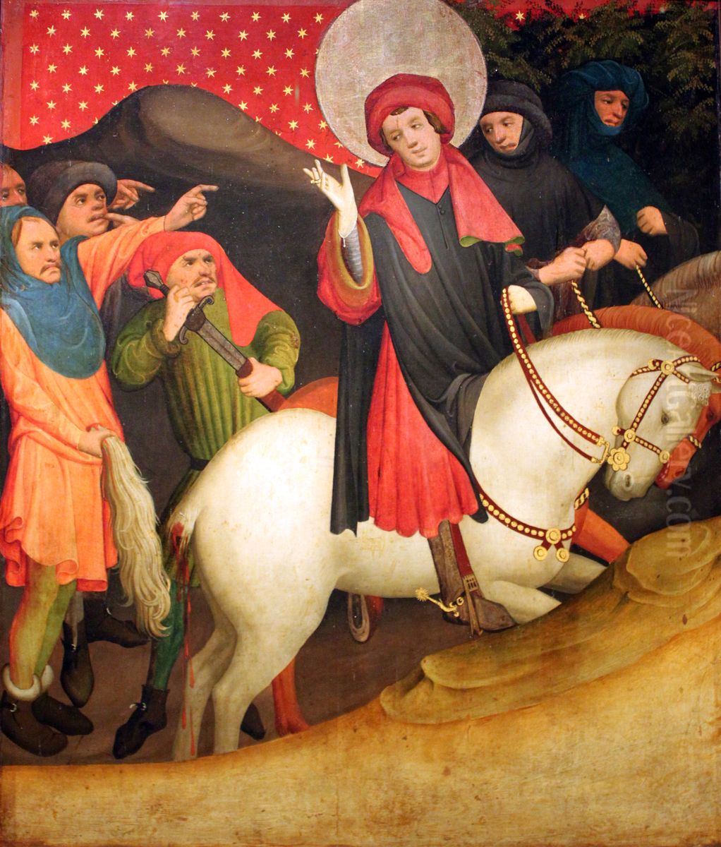 The Mocking of Saint Thomas of Canterbury Oil Painting by Master Francke