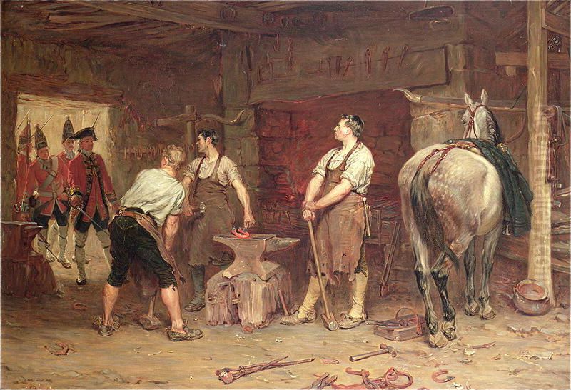 After Culloden- Rebel Hunting Oil Painting by John Seymour Lucas