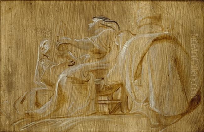 Saint Clara of Assisi Oil Painting by (studio of) Rubens, Peter Paul