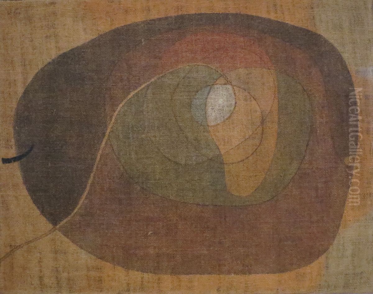 The Fruit Oil Painting by Paul Klee