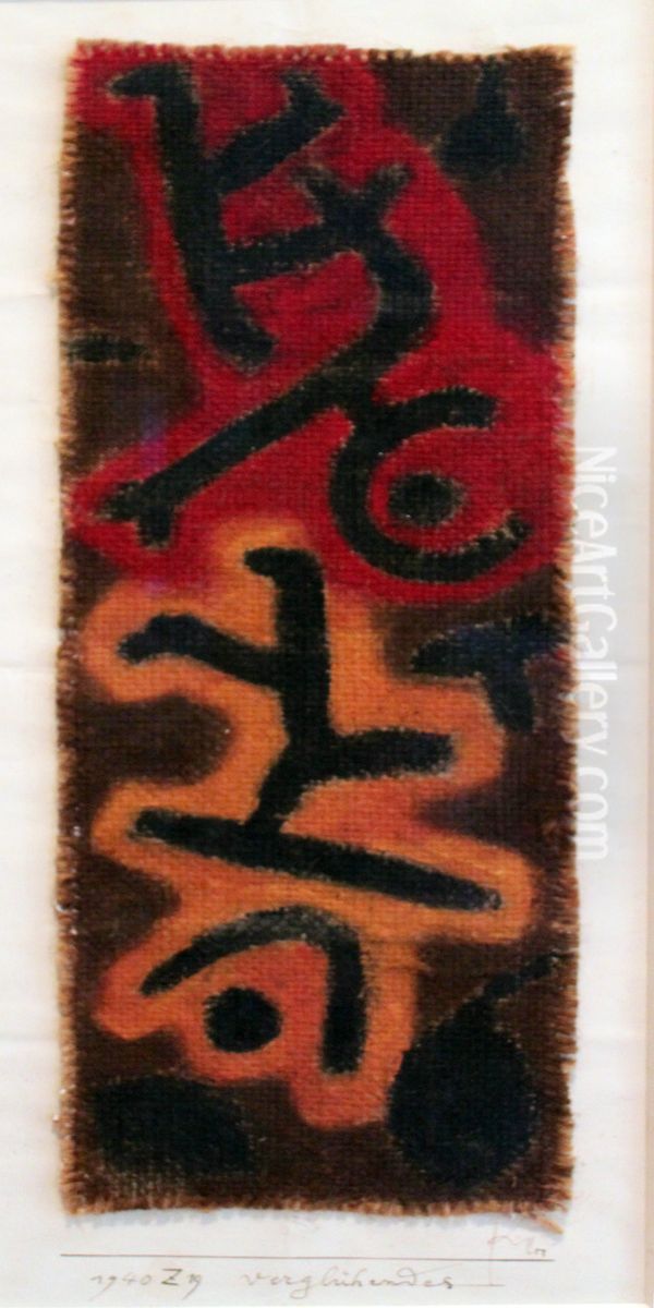 Dying Down Oil Painting by Paul Klee