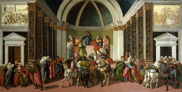 Storia di Virginia Romana Oil Painting by Sandro Botticelli
