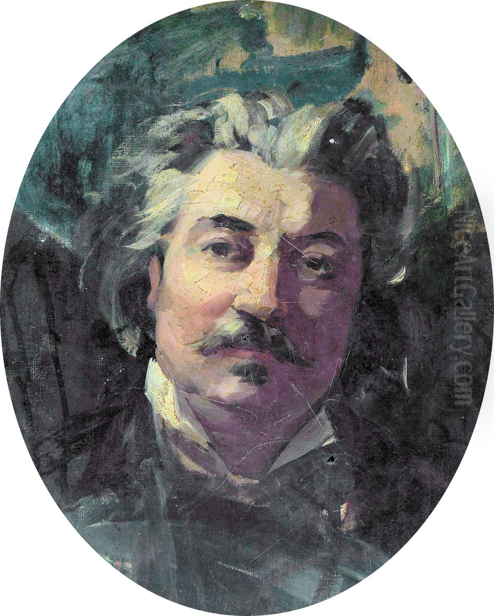 Cyprian Godebski Oil Painting by Luis Ricardo Falero