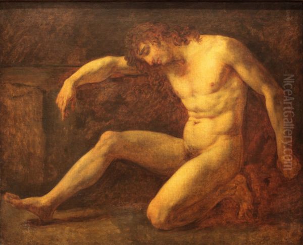 Death of Viala Oil Painting by Pierre-Paul Prud'hon