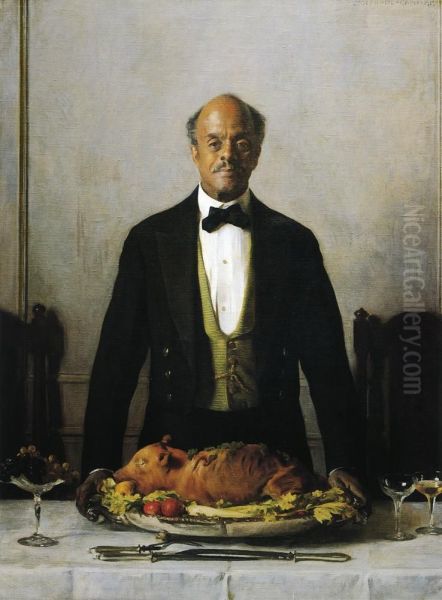 The Steward - Lewis of the Porcellian Oil Painting by Joseph DeCamp