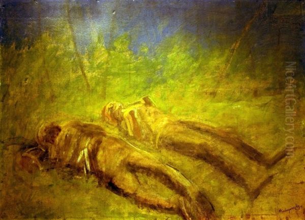Decay Oil Painting by Laszlo Mednyanszky